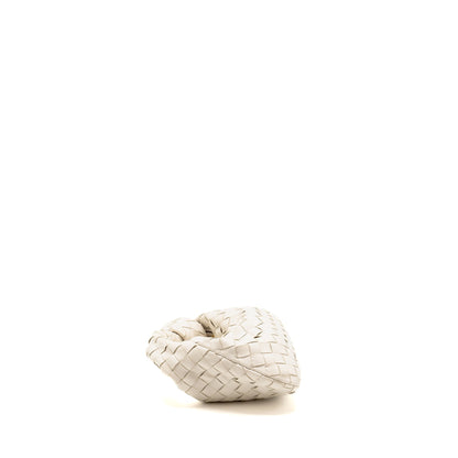 Bottega Veneta Mini Jodie lambskin white