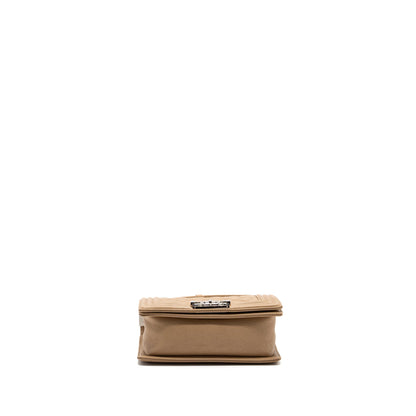 Chanel Small Boy Bag Caviar Light Beige SHW