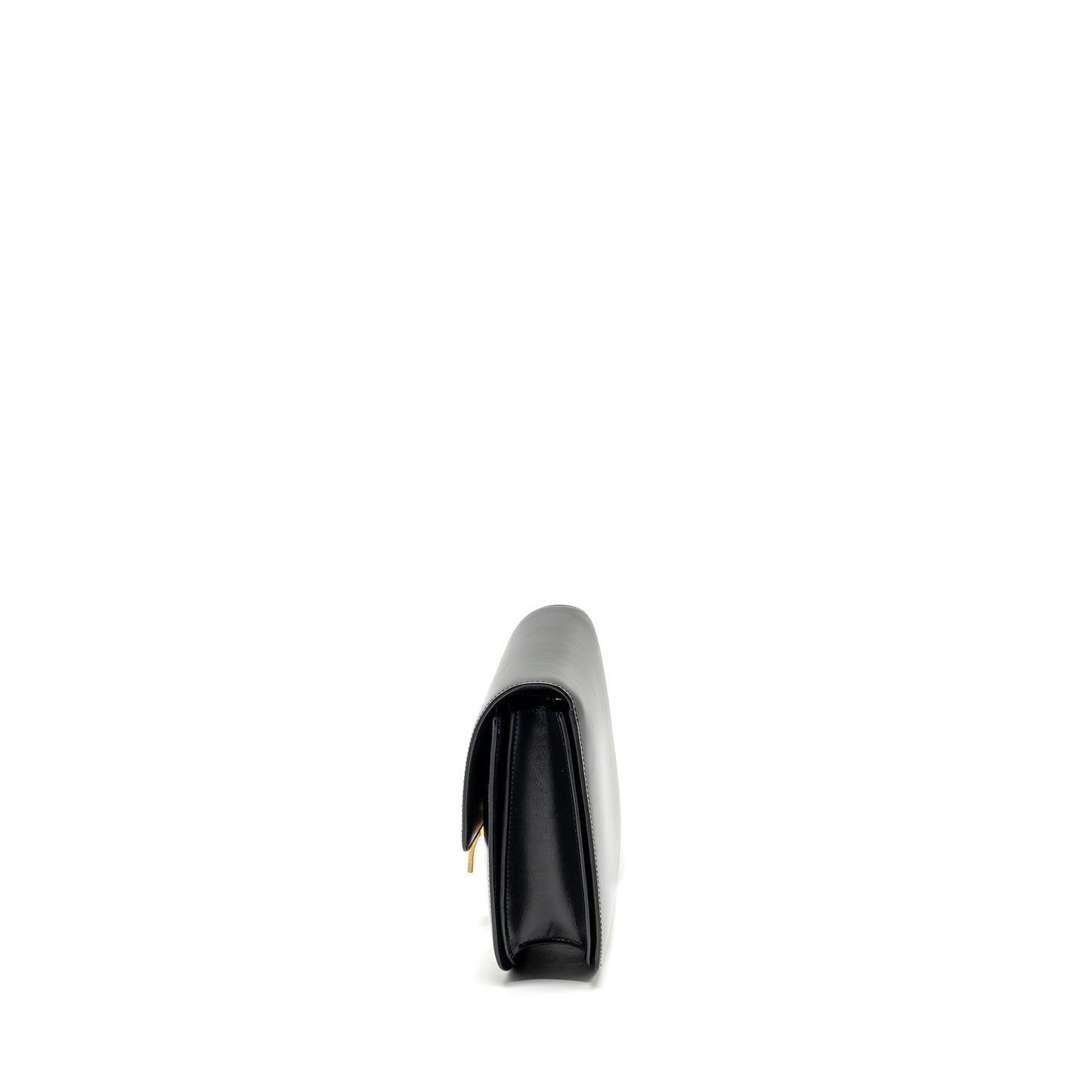 Celine Medium Classic Box Purse Calfskin Black