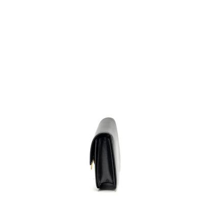 Celine Medium Classic Box Purse Calfskin Black