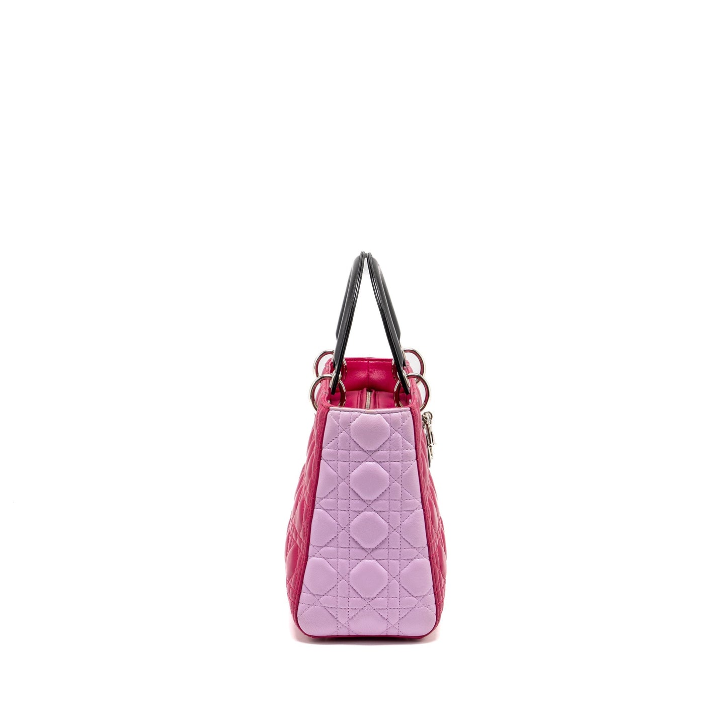 Dior Medium Lady Dior Lambskin Pink / Multicolour