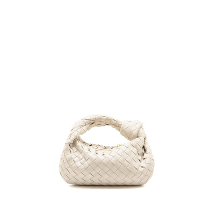 Bottega Veneta Mini Jodie lambskin white