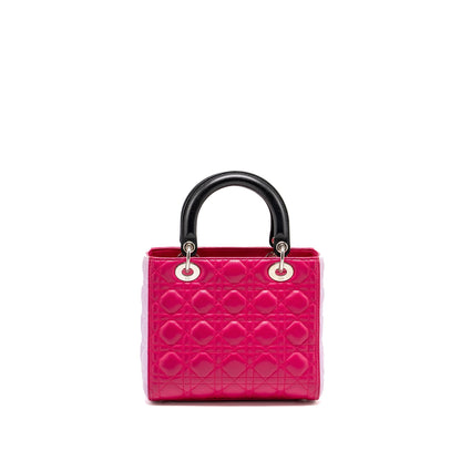 Dior Medium Lady Dior Lambskin Pink / Multicolour