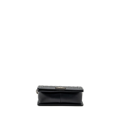 Chanel Medium Boy Bag lambskin black ruthenium hardware