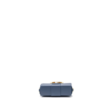 Dior 30 Montaigne Box Purse Calfskin Light Blue