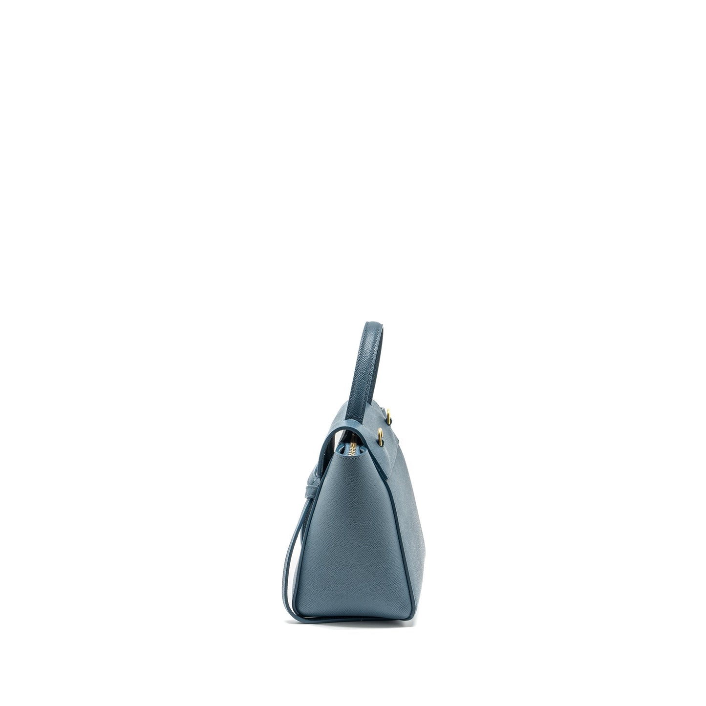 Celine nano belt Purse Grained Calfskin Blue