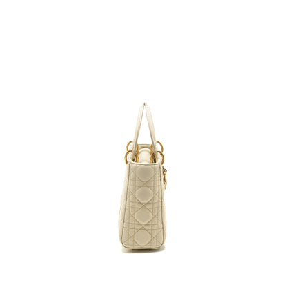Dior Small Lady Dior Lambskin White