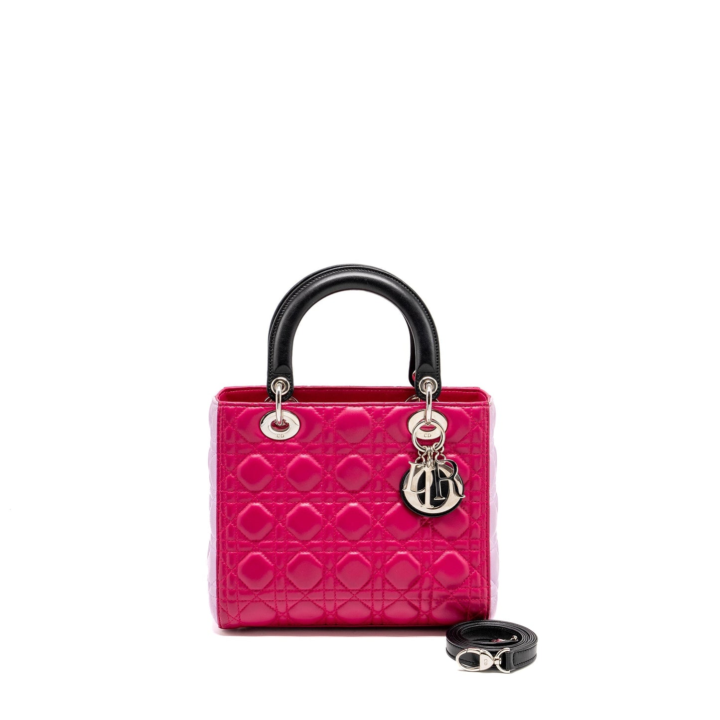 Dior Medium Lady Dior Lambskin Pink / Multicolour