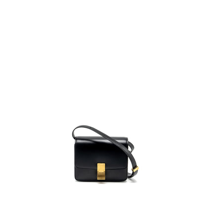 Celine Mini Classic Box Purse Calfskin Black
