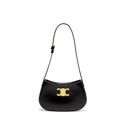 Celine Medium Tilly Chic Mini Purse Calfskin Black