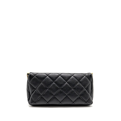 Chanel Large Hobo Bag Lambskin Black GHW (Microchip)