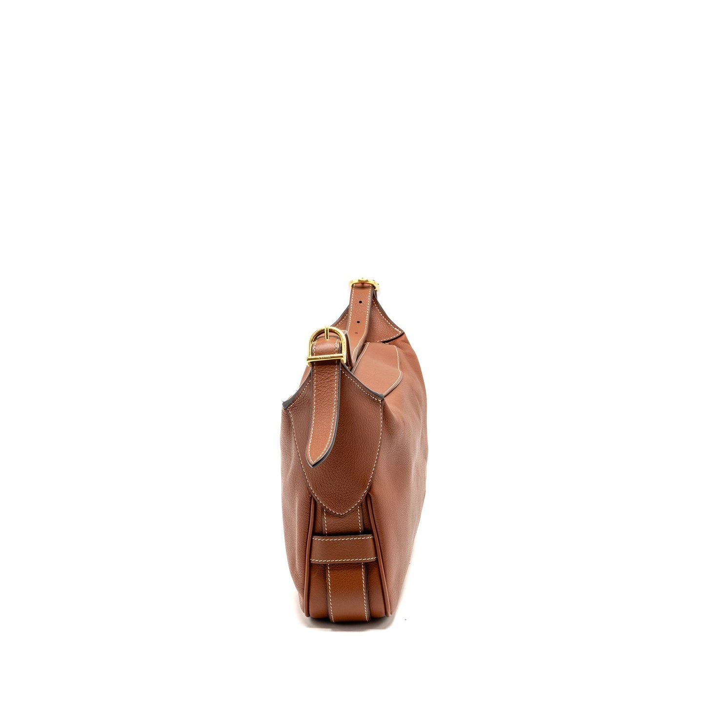 Luxury CELINE Medium Romy Supple Calfskin Tan GHW