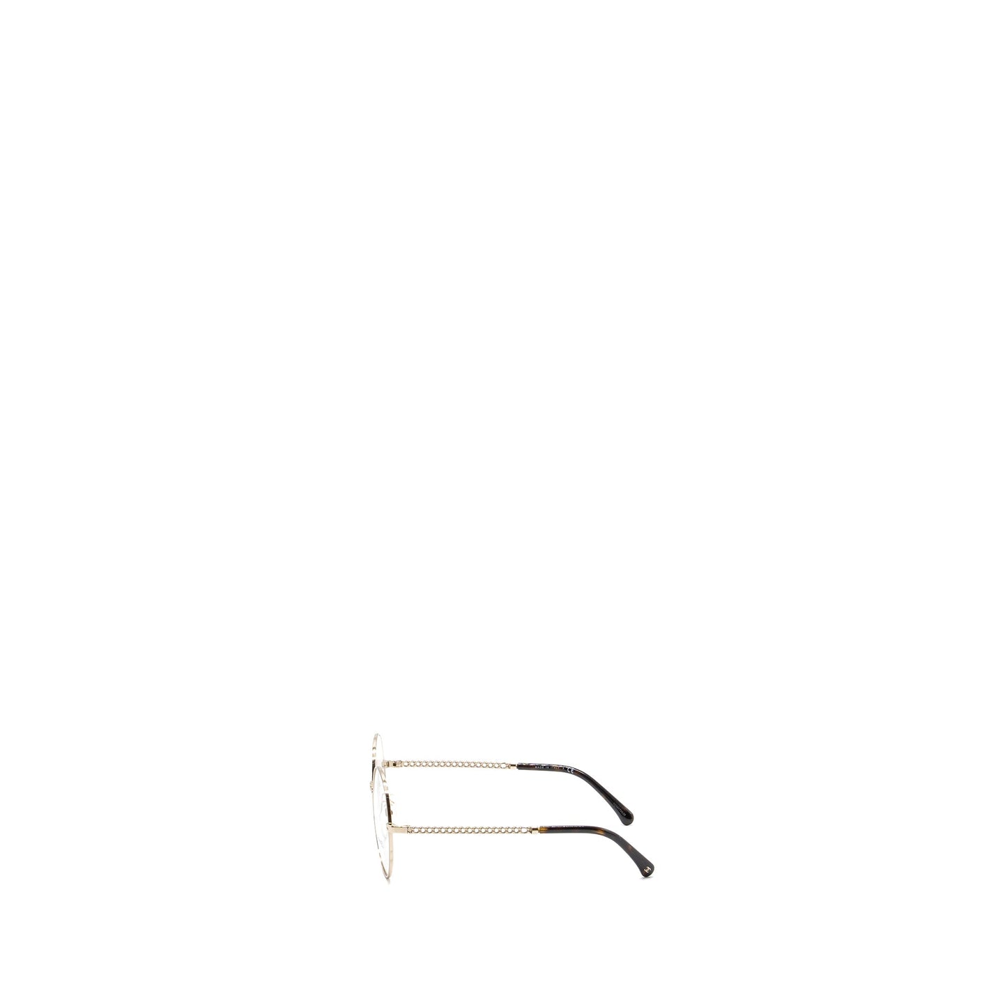 Chanel round glasses frames silver tone