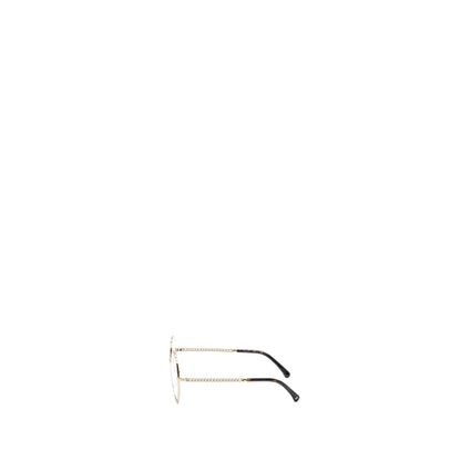 Chanel round glasses frames silver tone