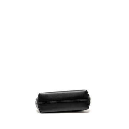 Fendi Small Fendi First Clutch Purse Nappa Black