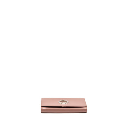 Fendi Logo Crossbody Purse Calfskin Light Pink