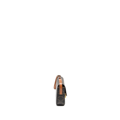 Celine Triomphe Mini Purse Calfskin Tan