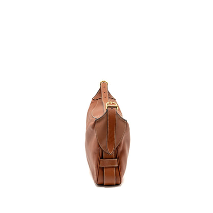 Luxury CELINE Medium Romy Supple Calfskin Tan GHW