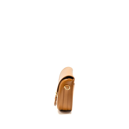 Dior Medium Dior Bobby Purse Calfskin Caramel