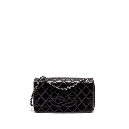 Chanel 31 Rue Cambon flap bag calfskin dark red SHW
