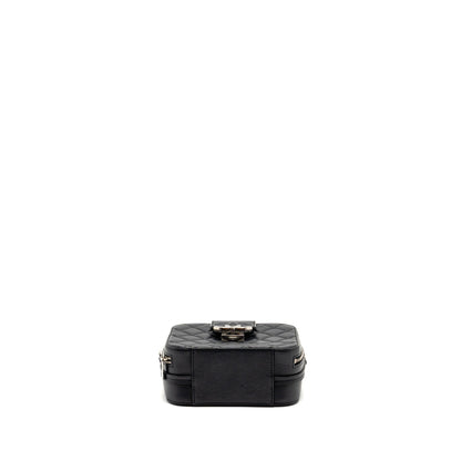 Chanel Quilted Mini Vanity Bag Caviar Black SHW