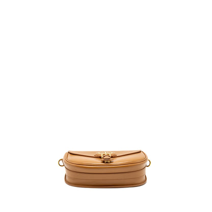 Dior Medium Dior Bobby Purse Calfskin Caramel
