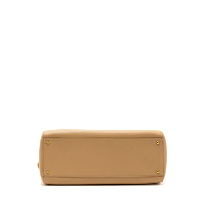 Chanel Vintage Tote Bag Caviar Beige GHW