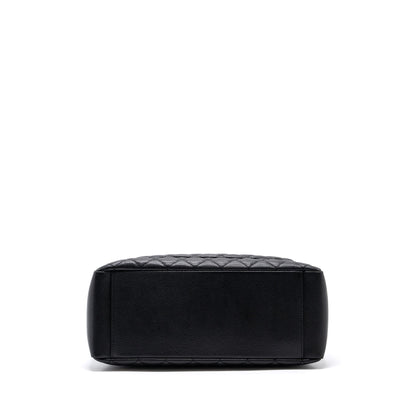 Chanel grand shopping tote bag caviar black SHW