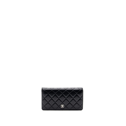 Chanel Long Wallet lambskin Black SHW
