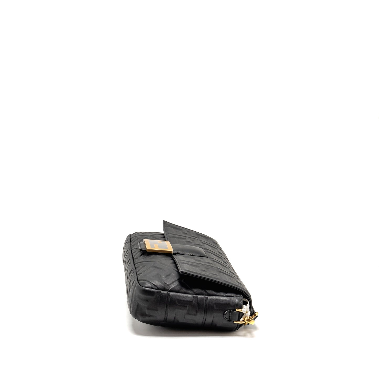 Fendi Large Baguette Purse Nappa Black