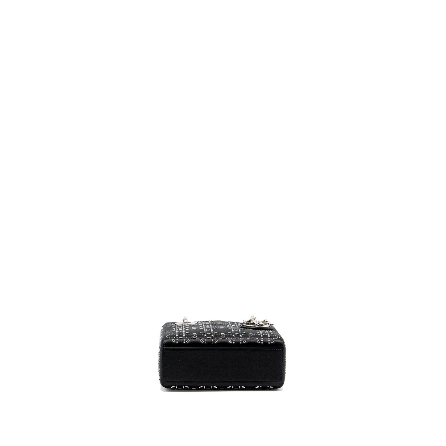 Dior Mini Lady Dior Satin Crystal Black