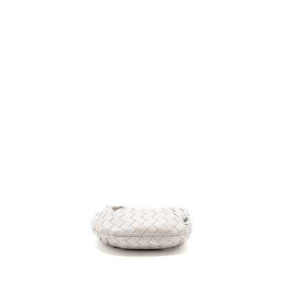 BOTTEGA VENETA Mini Jodie Lambskin Chalk