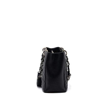 Chanel grand shopping tote bag caviar black SHW
