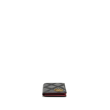 Chanel 19 passport holder lambskin black GHW(microchip)