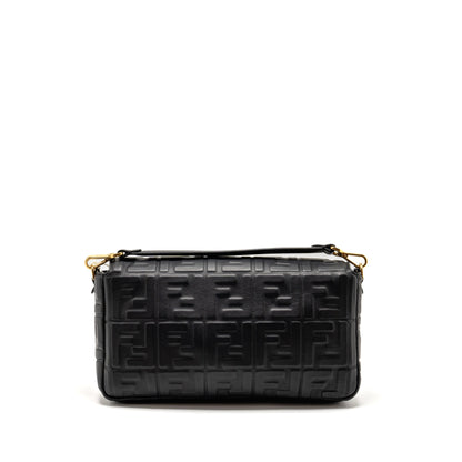 Fendi Large Baguette Purse Nappa Black