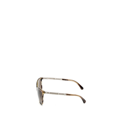 Chanel 5352 Butterfly Sunglasses Light Brown SHW