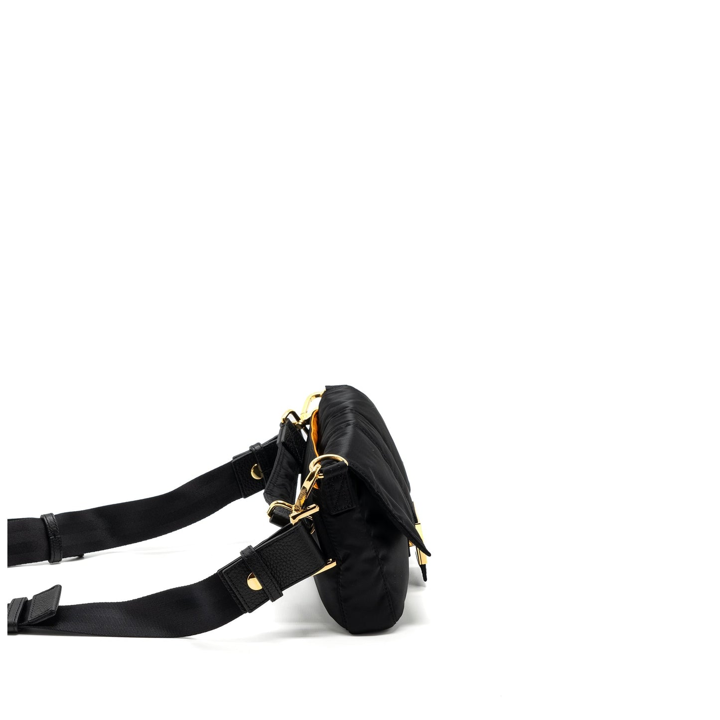 Fendi regular baguette nylon black