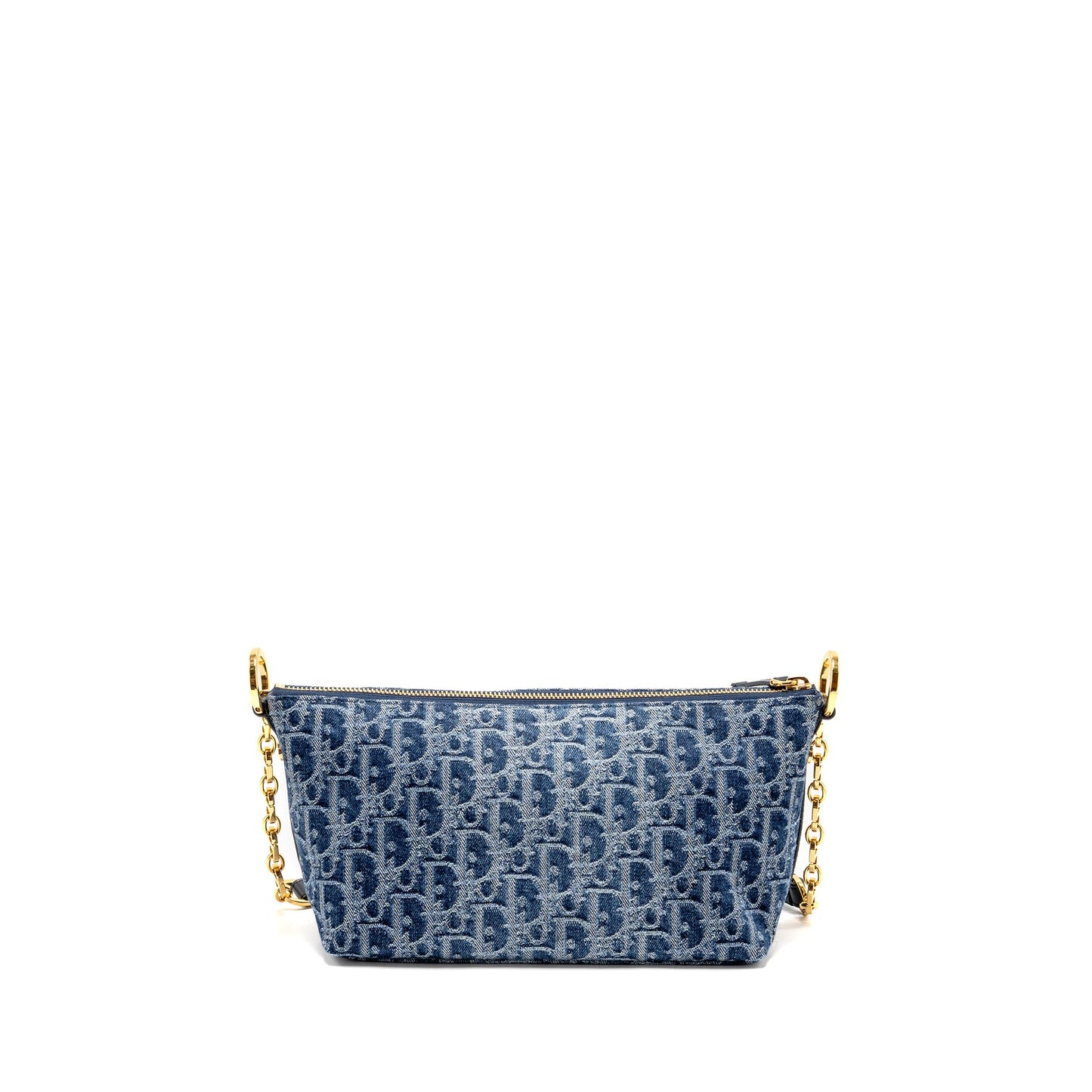 Dior DiorStar Oblique Hobo Purse Denim Blue