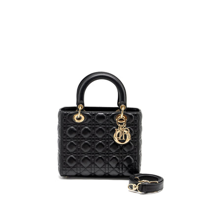 Dior Medium Lady dior Lambskin Black