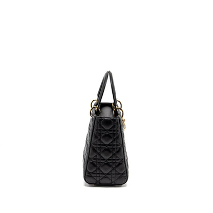 Dior Medium Lady dior Lambskin Black