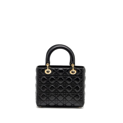 Dior Medium Lady dior Lambskin Black