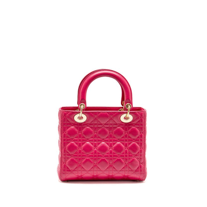 Dior Medium Lady Dior Lambskin Pink