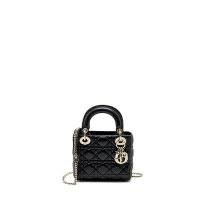 Dior Mini Lady Dior Lambskin Black