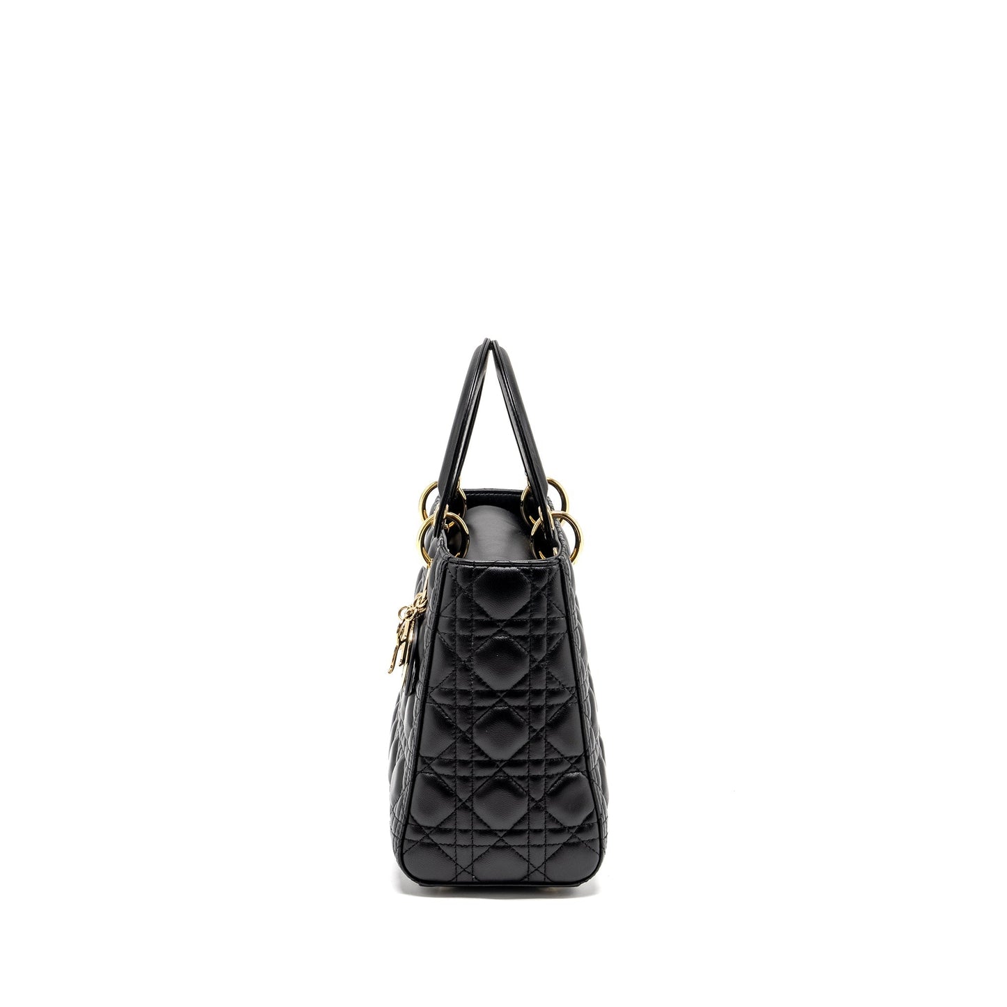 Dior Medium Lady dior Lambskin Black