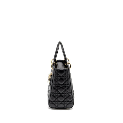 Dior Medium Lady dior Lambskin Black
