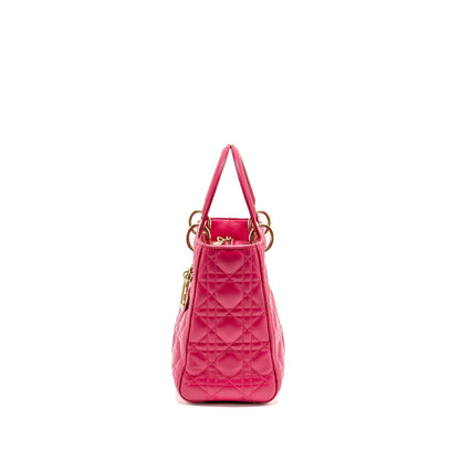Dior Medium Lady Dior Lambskin Pink