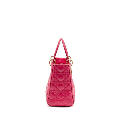 Dior Medium Lady Dior Lambskin Pink