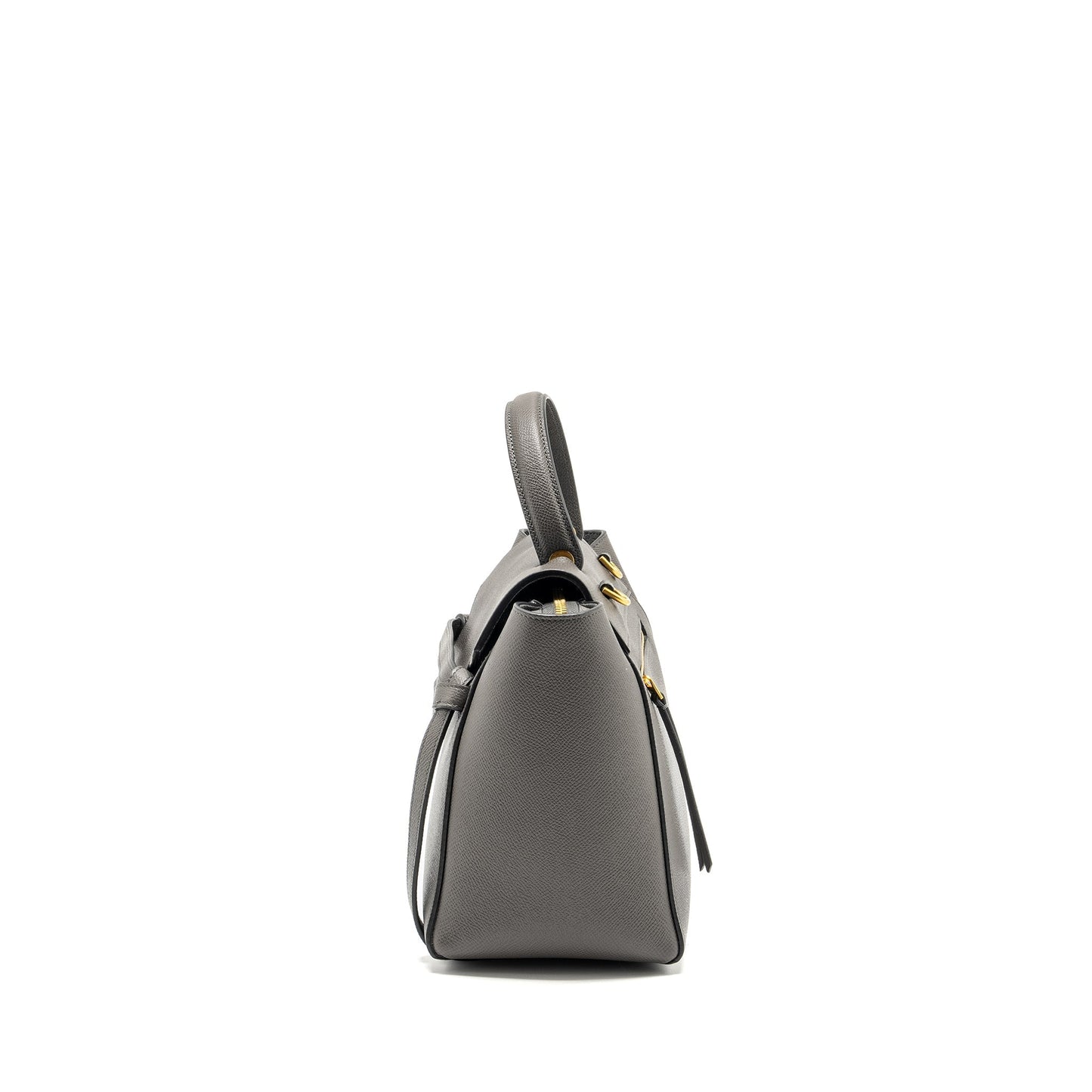 Celine Mini Belt Purse Grained Calfskin Grey