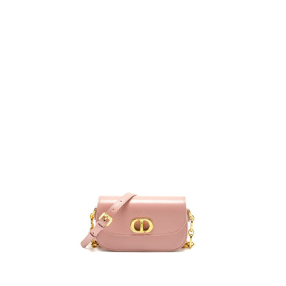Dior 30 Montaigne Avenue Purse Box Calfskin Pink