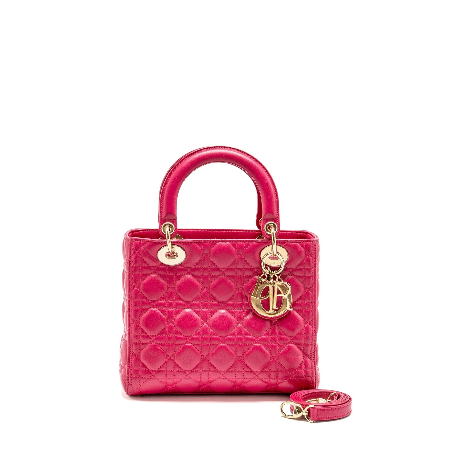 Dior Medium Lady Dior Lambskin Pink